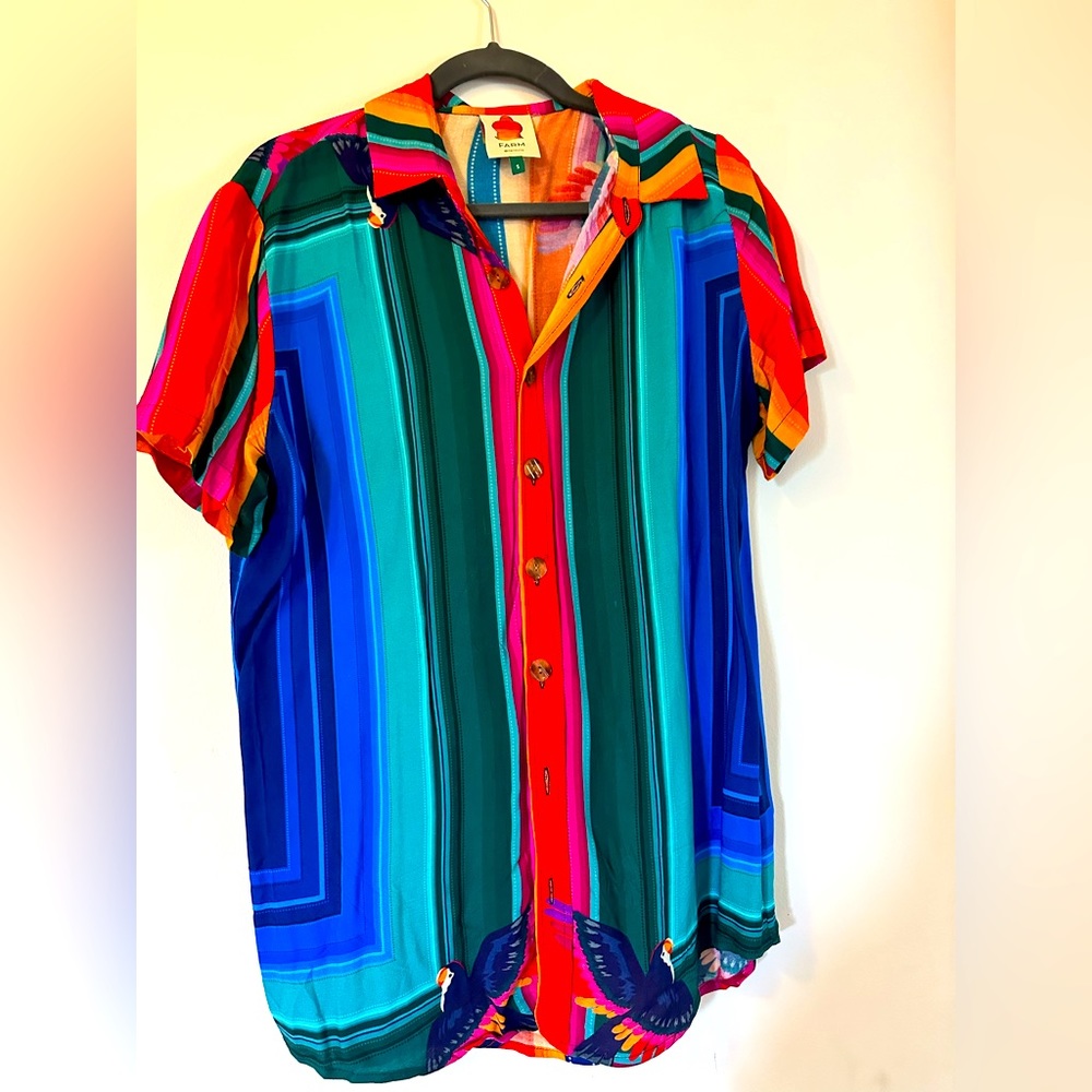 Button down oversize shirt